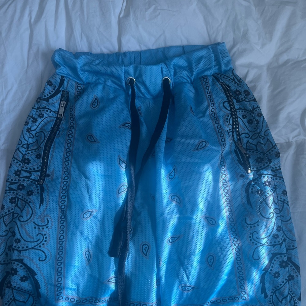 Boohoo Blue Athletic Shorts